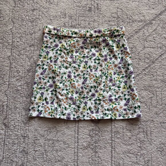 LOFT Size 6 Floral Skirt - Picture 4 of 5